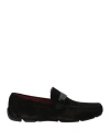 Ferragamo Man Loafers Black Size 8.5 Leather In Black