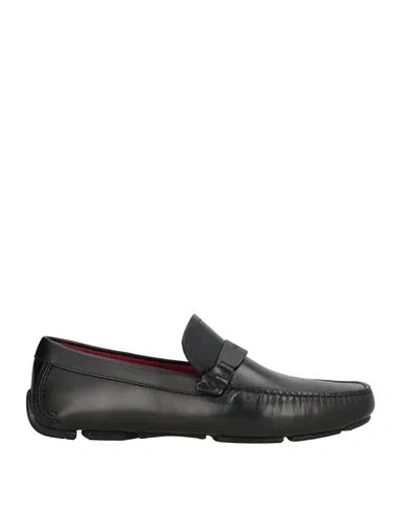 Ferragamo Man Loafers Black Size 9 Leather