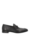 Ferragamo Man Loafers Black Size 9 Leather In Black