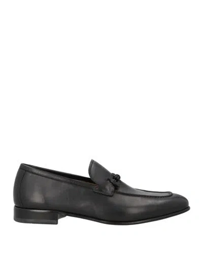 Ferragamo Man Loafers Black Size 9 Leather