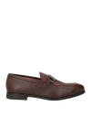 Ferragamo Brown Gancini Ornament Loafers In Brown