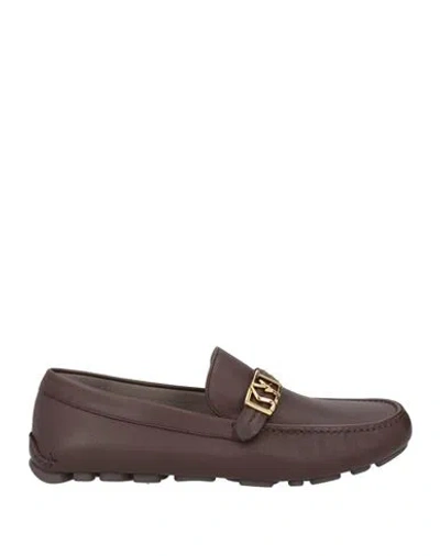 Ferragamo Man Loafers Dark Brown Size 6.5 Calfskin