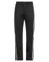 Ferragamo Man Pants Black Size L Polyester, Cotton In Black