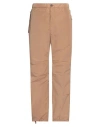 Ferragamo Taffeta Cargo Pants In Beige
