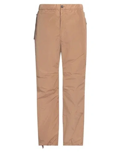 FERRAGAMO FERRAGAMO MAN PANTS CAMEL SIZE 36 POLYAMIDE, COTTON