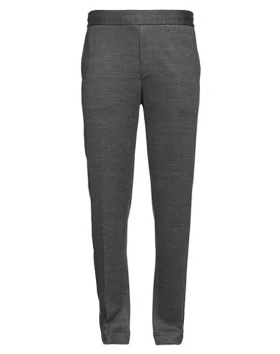 Ferragamo Man Pants Lead Size 38 Virgin Wool, Linen In Grey