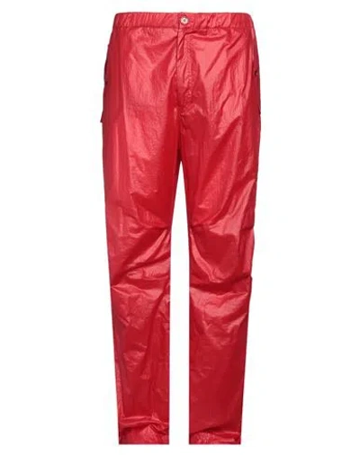 Ferragamo Man Pants Red Size 32 Polyamide