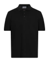 Ferragamo Man Polo Shirt Black Size Xxl Cotton