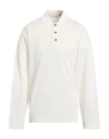 Ferragamo Long Sleeve Classic Polo In White In White