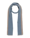 Ferragamo Man Scarf Azure Size - Cashmere, Wool In Blue