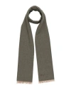 Ferragamo Man Scarf Military Green Size - Cashmere, Wool