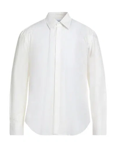Ferragamo Man Shirt Off White Size Xl Cotton