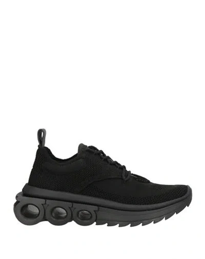 Ferragamo Man Sneakers Black Size 10.5 Recycled Polyester