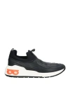 Ferragamo Man Sneakers Black Size 8.5 Calfskin In Black
