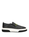 Ferragamo Man Sneakers Black Size 9 Leather