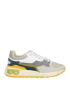 Ferragamo Cosma Gancini Low-top Sneakers In Grey
