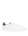 Ferragamo White Low Top Signature Sneakers In White