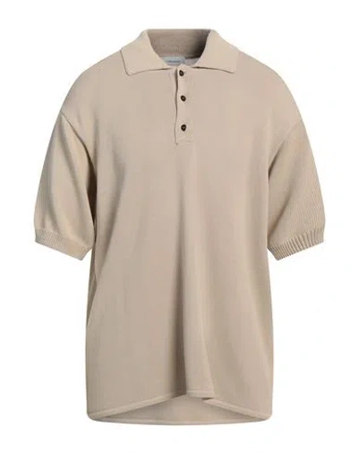 Ferragamo Man Sweater Beige Size Xxl Viscose, Cotton, Elastane, Polyamide