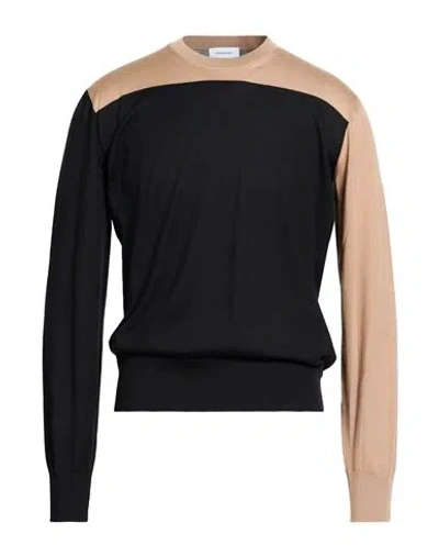 Ferragamo Man Sweater Black Size Xxl Cashmere