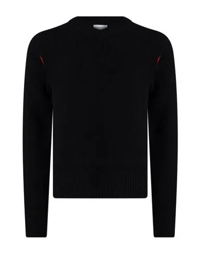 Ferragamo Man Sweater Black Size Xxl Virgin Wool, Cashmere, Viscose, Polyester