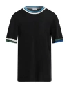 Ferragamo Man T-shirt Black Size L Viscose