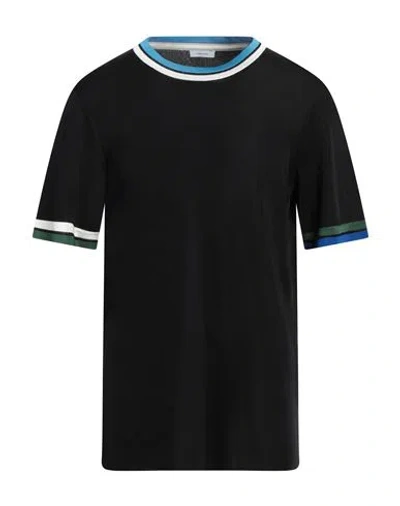 Ferragamo Man T-shirt Black Size L Viscose