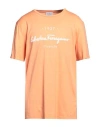 Ferragamo Man T-shirt Mandarin Size Xxl Cotton