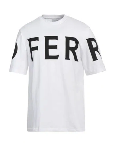 FERRAGAMO FERRAGAMO MAN T-SHIRT WHITE SIZE XL COTTON