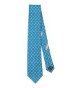 Ferragamo Man Ties & Bow Ties Azure Size - Silk In Blue
