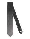 Ferragamo Man Ties & Bow Ties Black Size - Silk In Brown