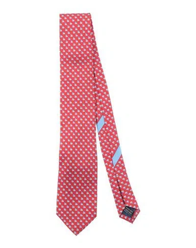 Ferragamo Monogram Scarf In Red