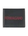 Ferragamo Man Wallet Black Size - Leather In Black