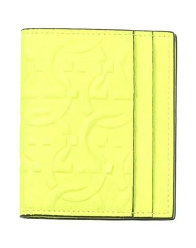 Ferragamo Man Wallet Yellow Size - Calfskin