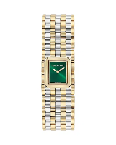 Ferragamo Manchette Bracelet Watch, 19mm X 22mm In Multi