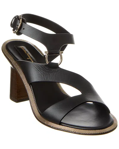 Ferragamo Woman Sandals Black Size 6.5 Calfskin