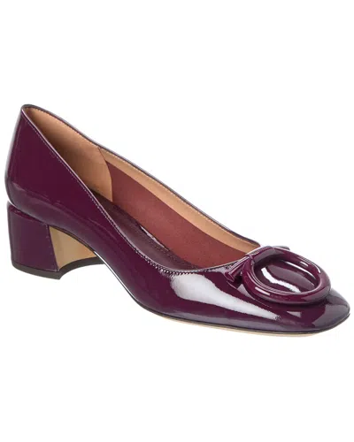 Ferragamo Mara Patent Pump In Blue