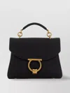 Ferragamo Margot Calfskin Cross-body Bag With Top Handle