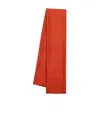 Ferragamo Mark Detail Scarf In Red