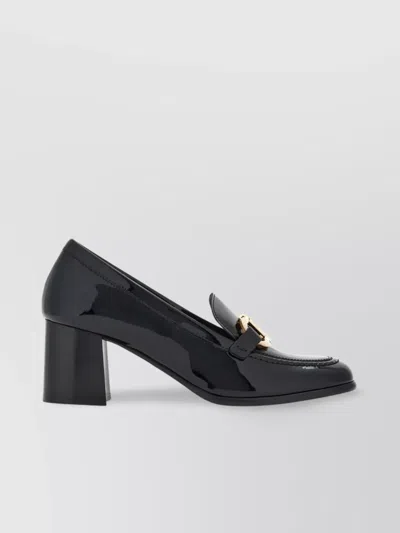 Ferragamo Marlena 60 Block Heel Pumps In Black