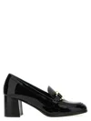 Ferragamo Marlena 60 Block Heel Pumps In Nero
