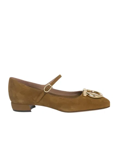Ferragamo Marry 2 High Heels In Brown