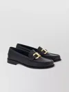 Ferragamo Leather Loafer With Iconic Gancini Detail