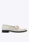 Ferragamo Slip-on Loafers In Cream