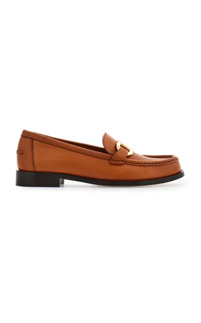 Ferragamo Flat Shoes In Cuoio