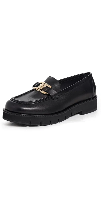 Ferragamo Maryan Lug Flats Nero
