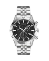Ferragamo Master Chronograph, 43mm In Black/silver
