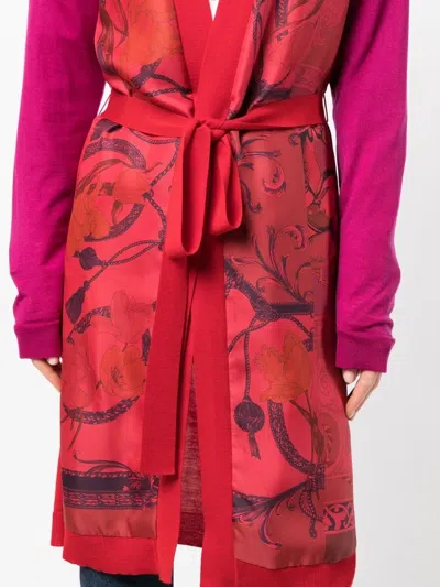 Ferragamo Maxi-cardigan In Red