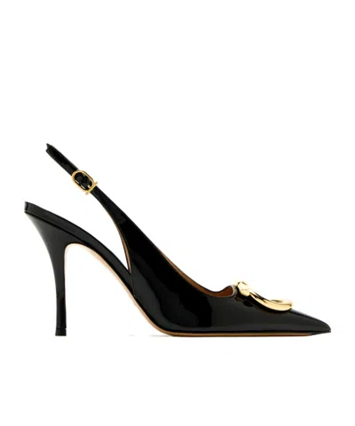 FERRAGAMO MAXI GANCINI SLINGBACK PUMP