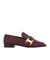 Ferragamo Limania Maxi Vara Leather Loafers In Purple
