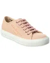 Ferragamo Mediterr Eco Canvas Sneaker In Pink